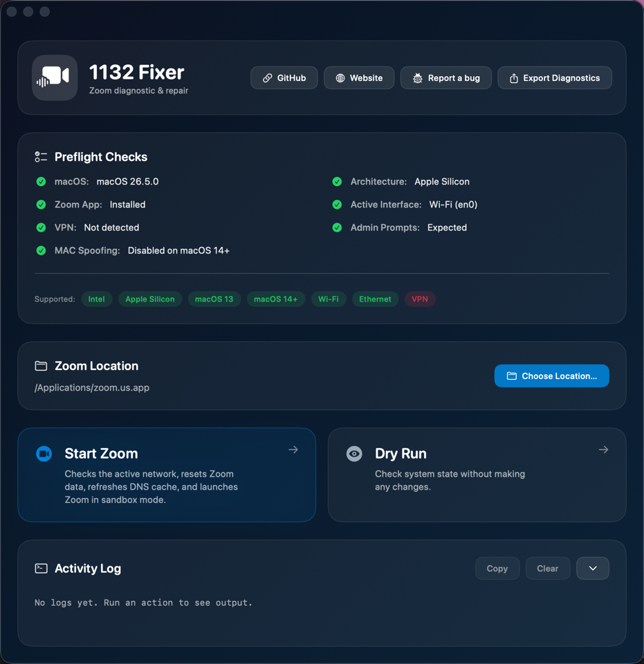 1132 Fixer macos tool interface from project design system